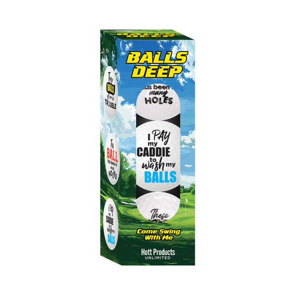 Slogan Golf Balls 3-Pack – Funny & Functional