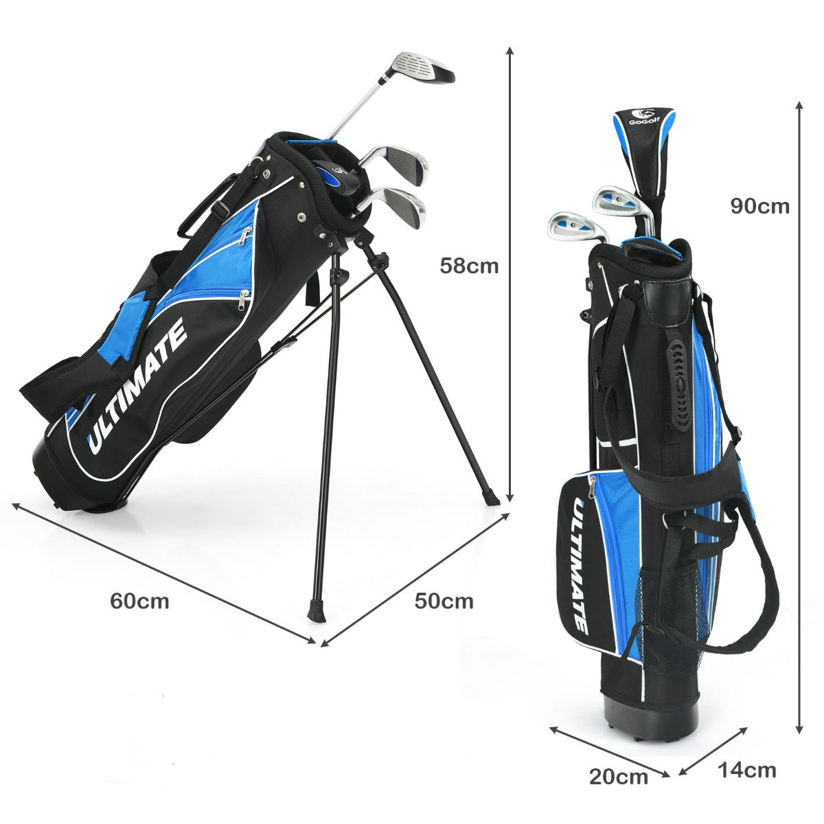 NNECW Junior Complete Golf Club Set with Lightweight Design for Children-3